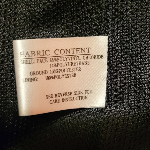 Giacca Gallery Black Button Up Rain Spring Lightweight Jacket Size Large - Picture 6 of 6